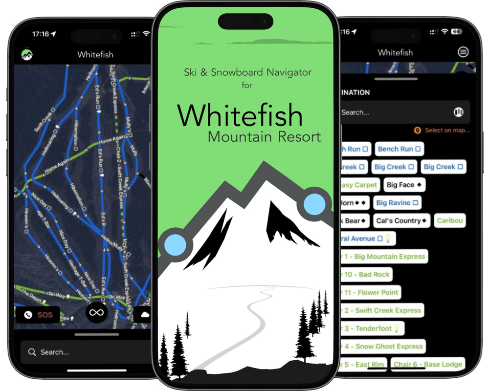 Whitefish Ski Navigator App for iPhone